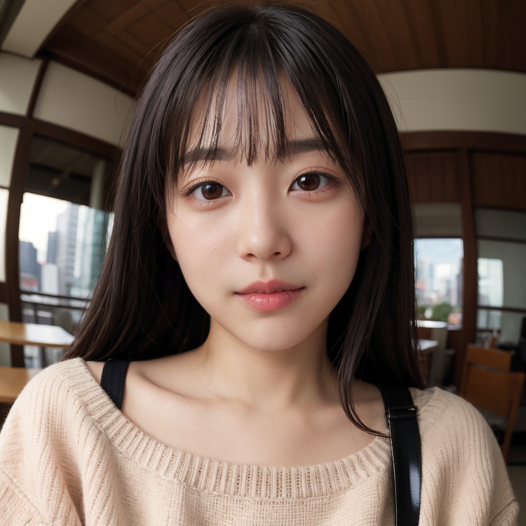 魚眼レンズ顔アップ 10/11