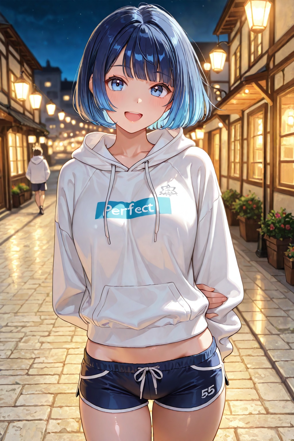 夜の町でWAVEちゃん