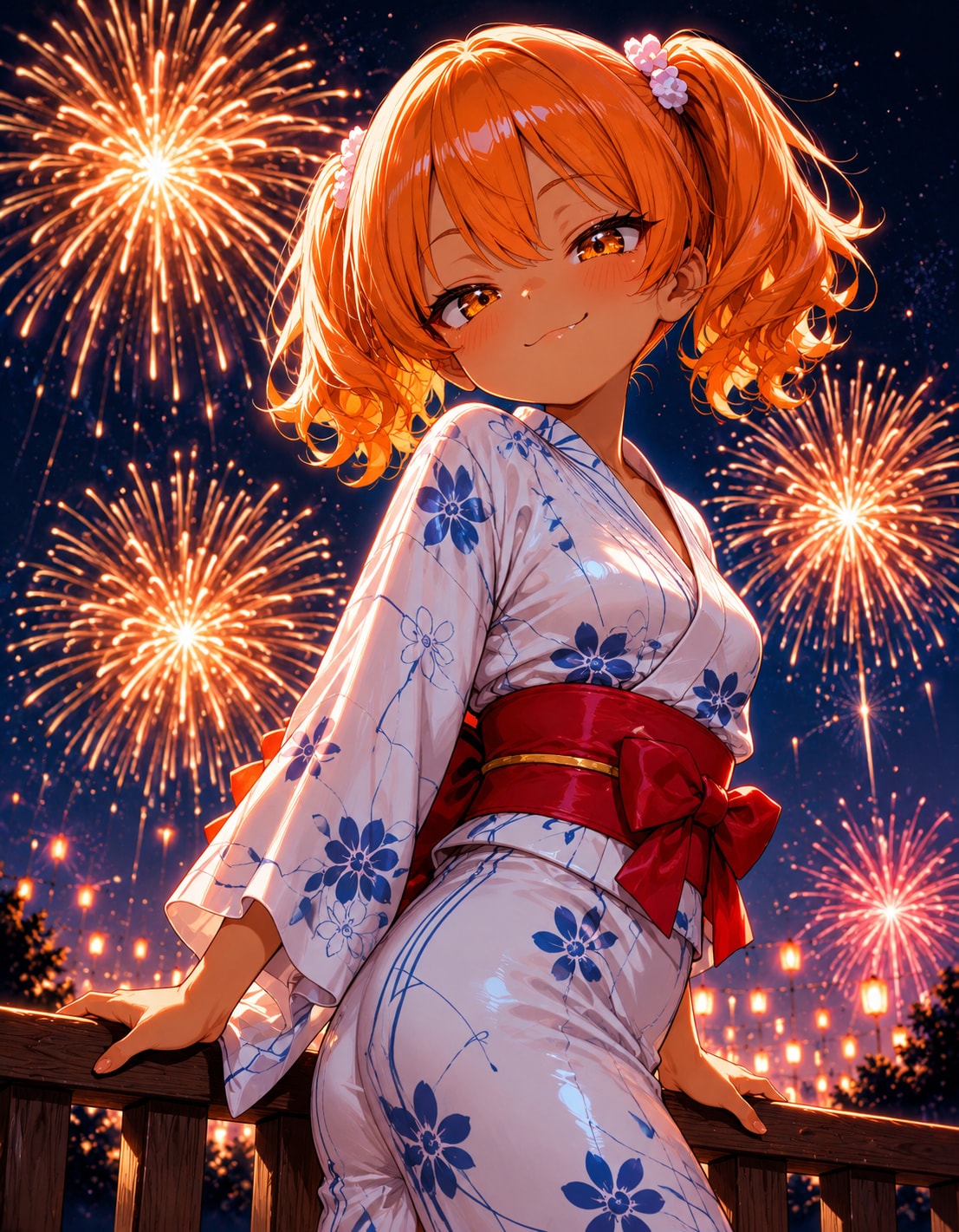 ちーちゃんと一緒に花火大会🎇