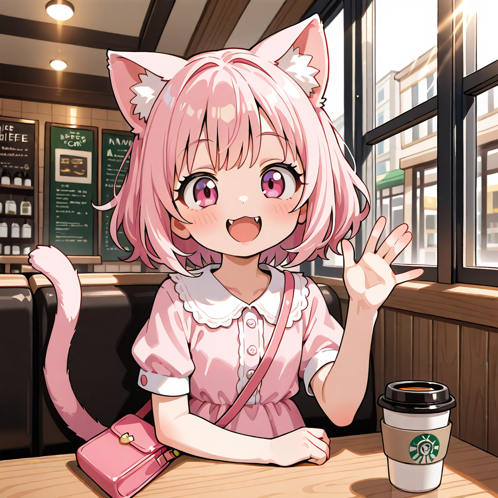 喫茶店で待ち合わせっ♡