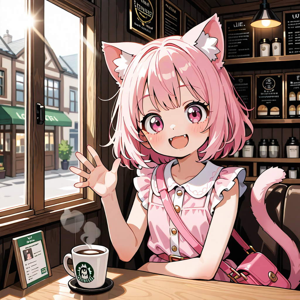 喫茶店で待ち合わせっ♡