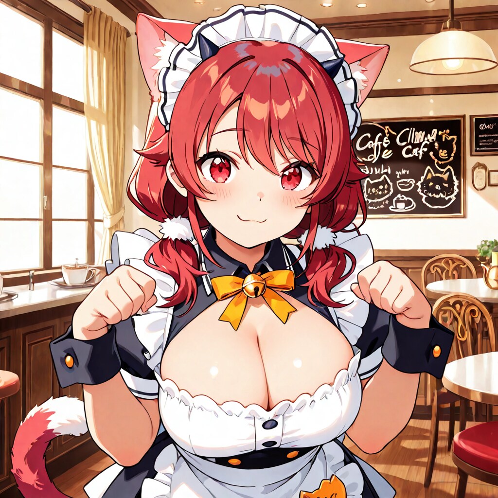 キュートなネコツノメイド