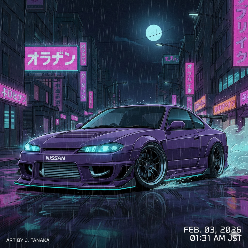 お題∶日産 S15シルビア | の人気AIイラスト・グラビア