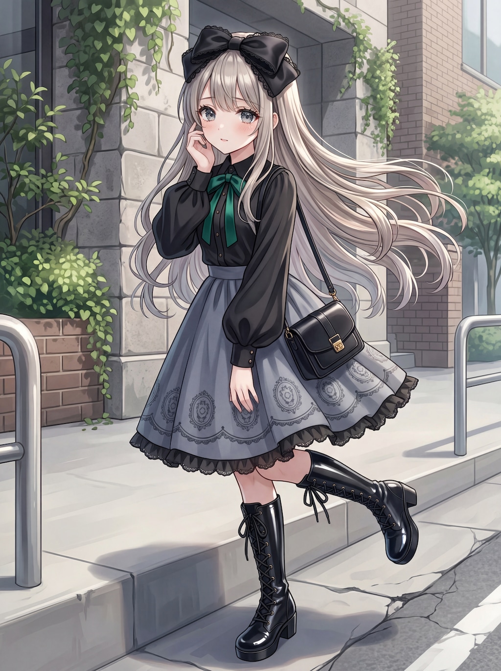 灰街の微風少女