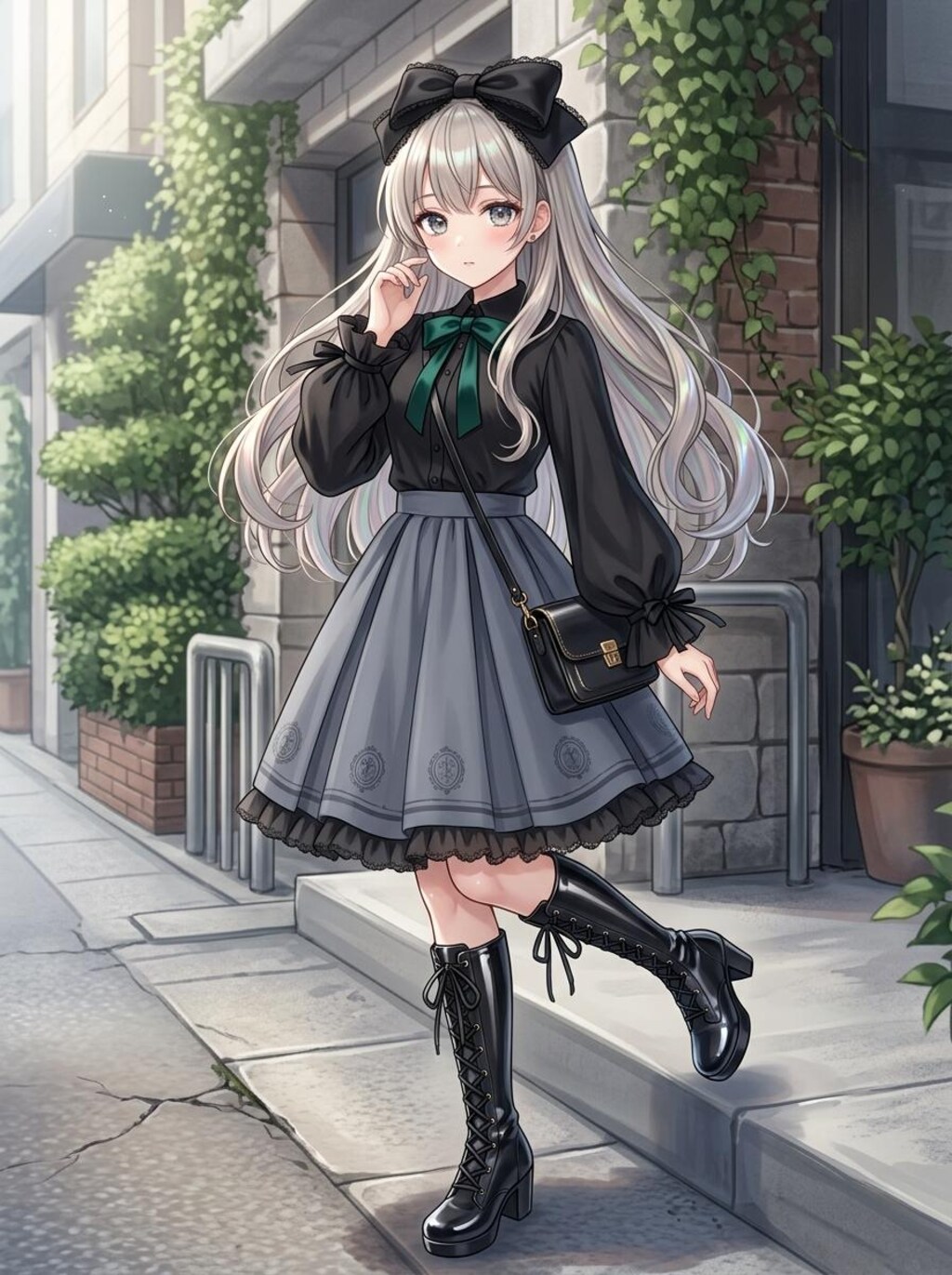 灰街の微風少女