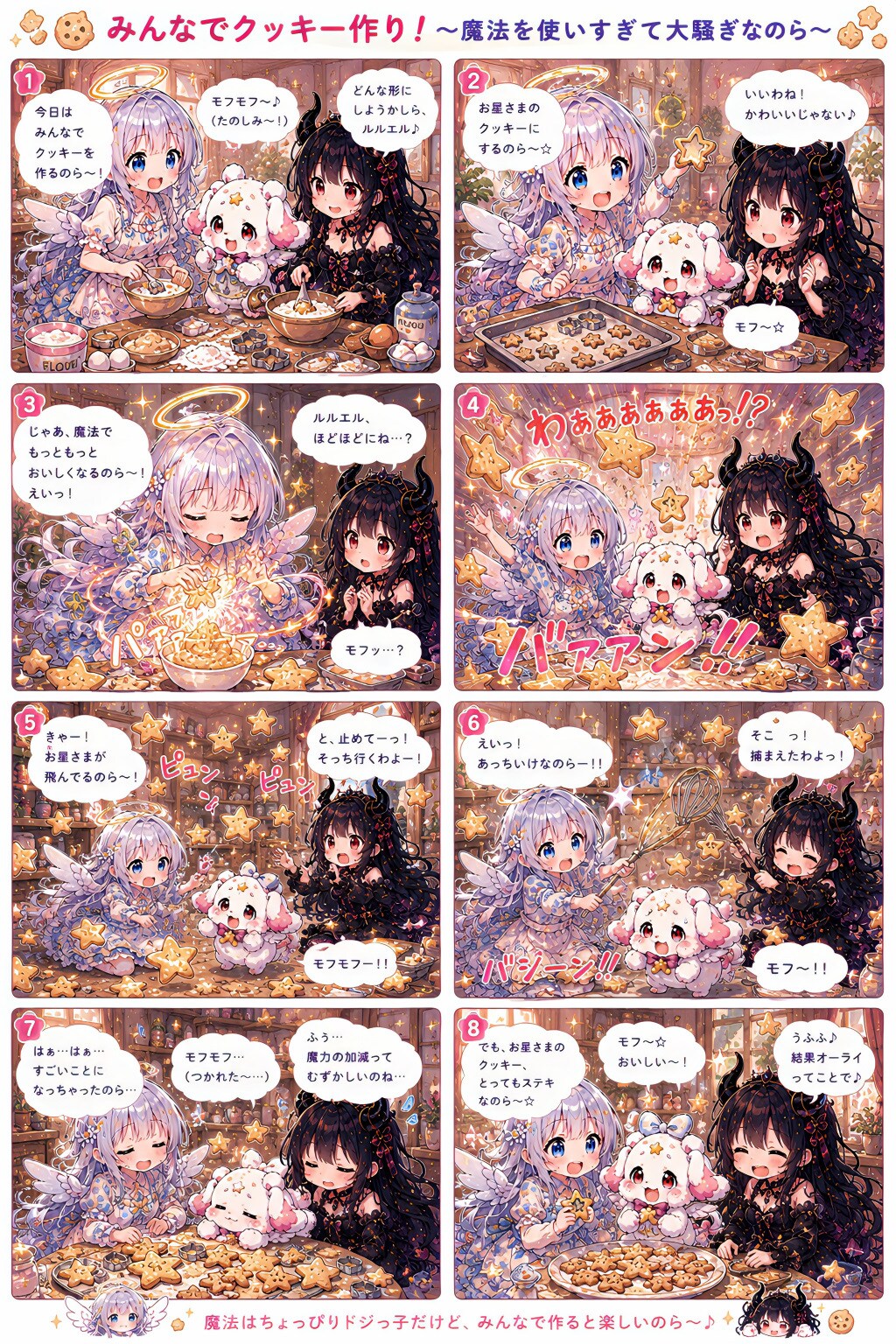みんなでクッキー作りなのら～
