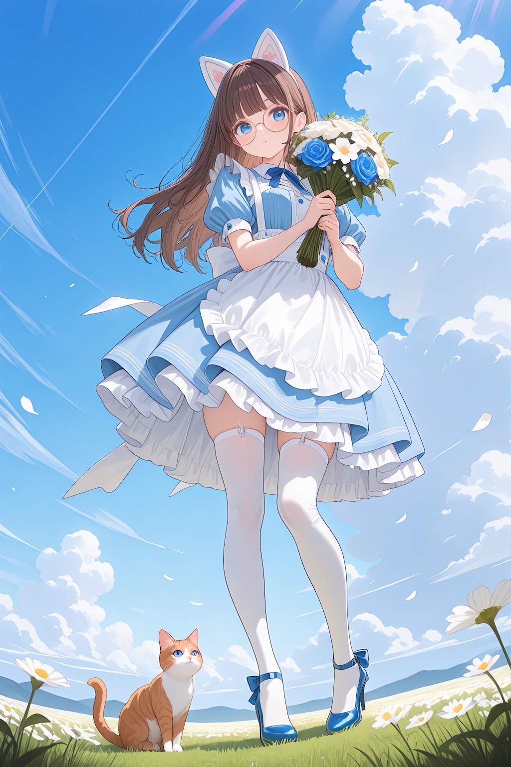風が強いです…