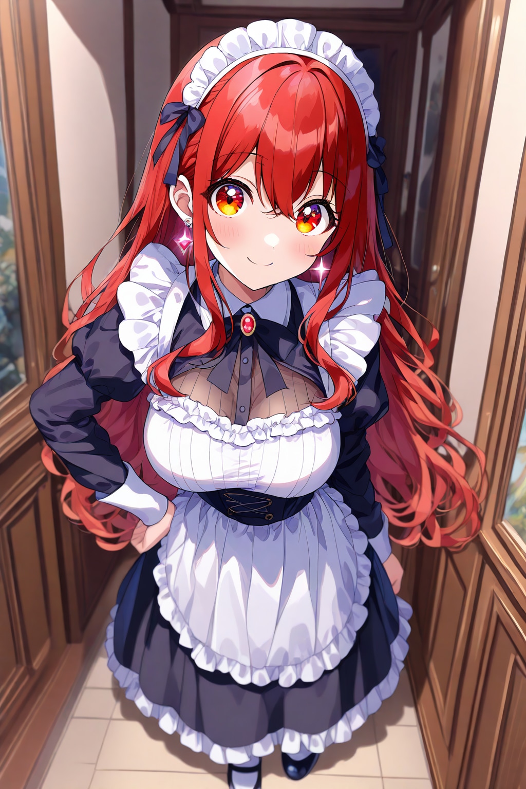 赤髪メイドさんが向かう先には・・・