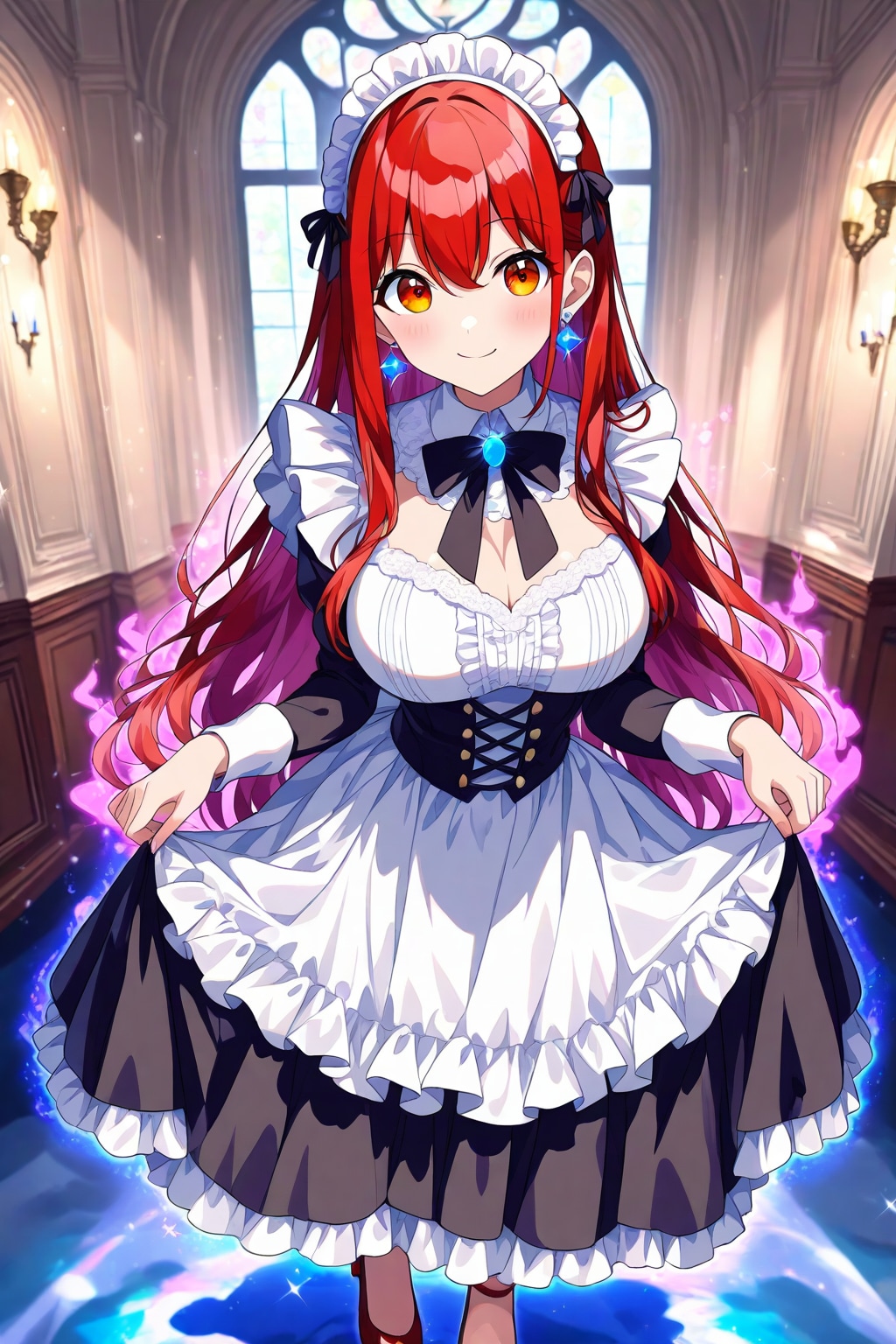 赤髪メイドさんが向かう先には・・・