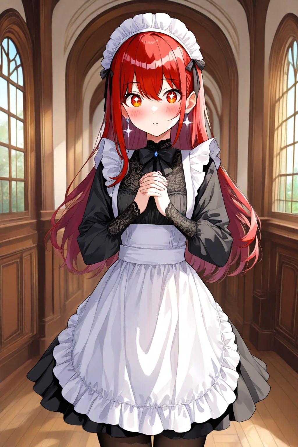 赤髪メイドさんが向かう先には・・・