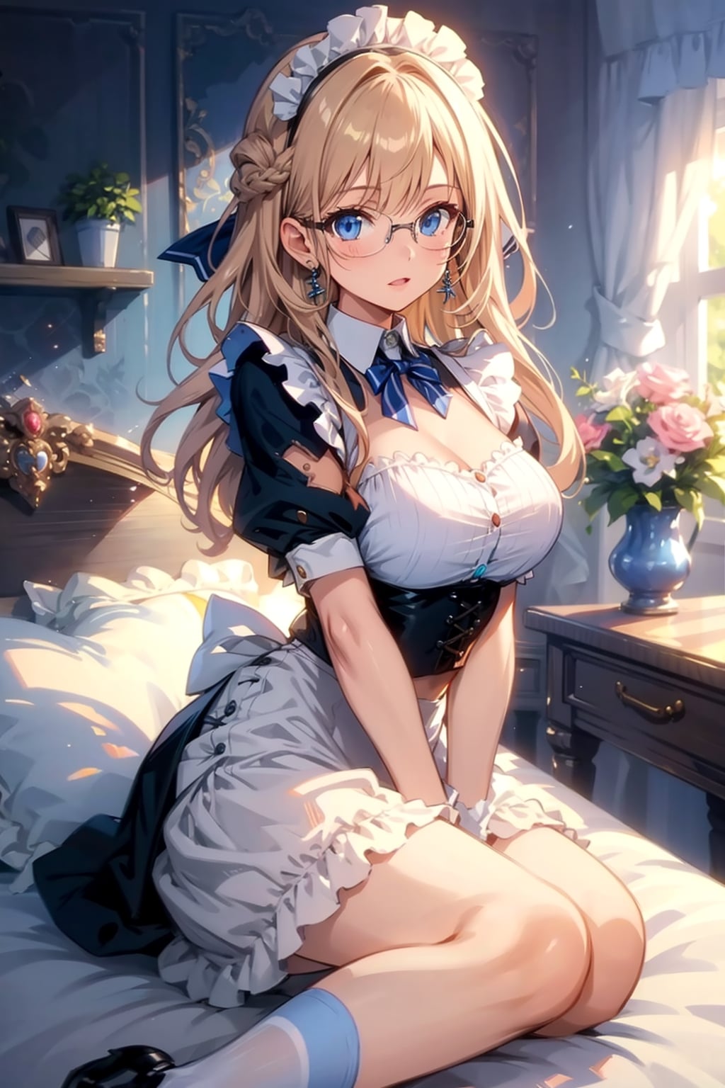 メガネ美少女メイド