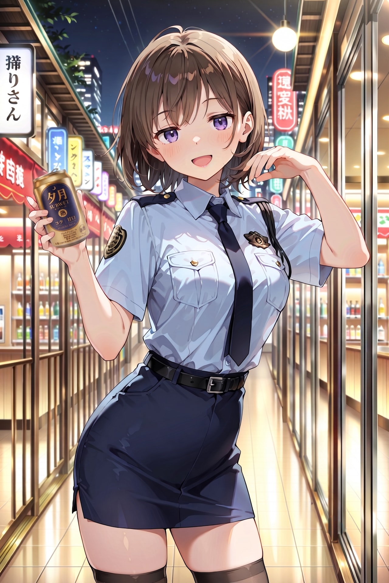 ジト目婦警さんとビール ～乾さつきのドライな日常～ Z713