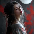 Red and Moon - 紅月 3枚目