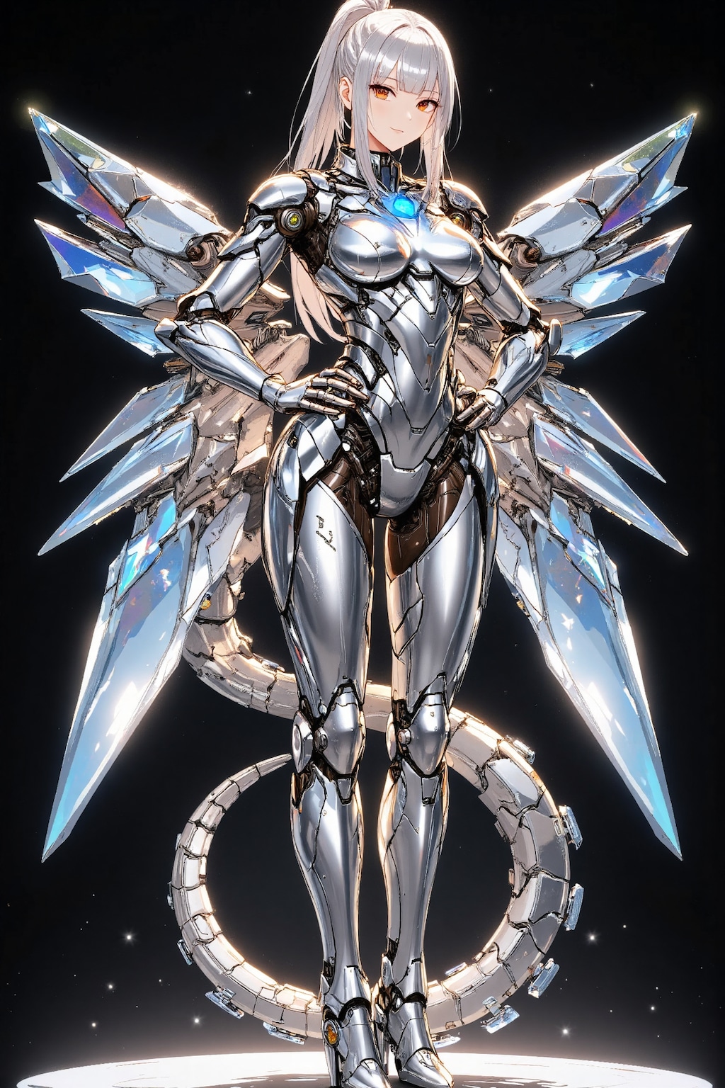 クリスタルドラゴンメカ子