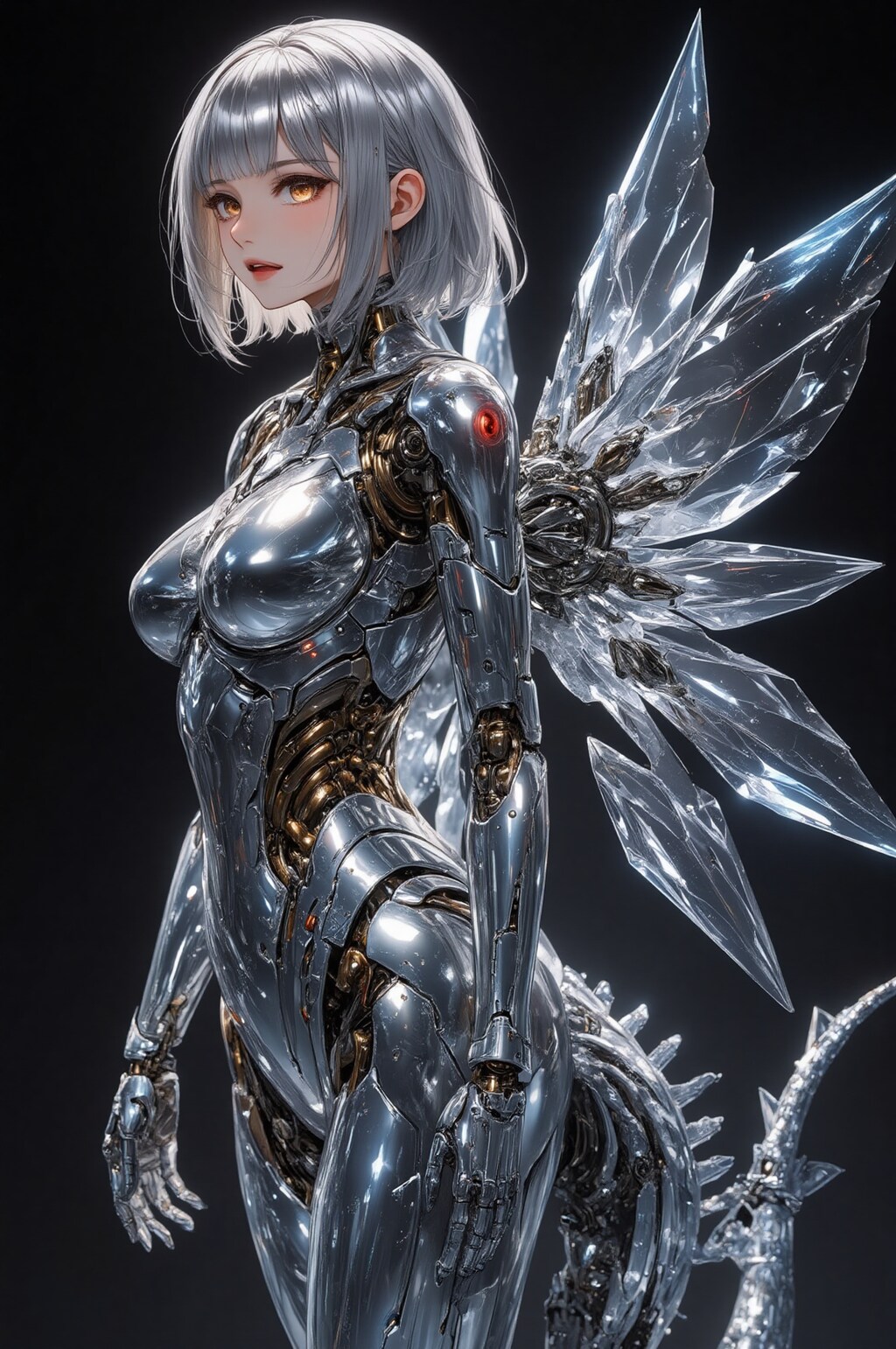 クリスタルドラゴンメカ子