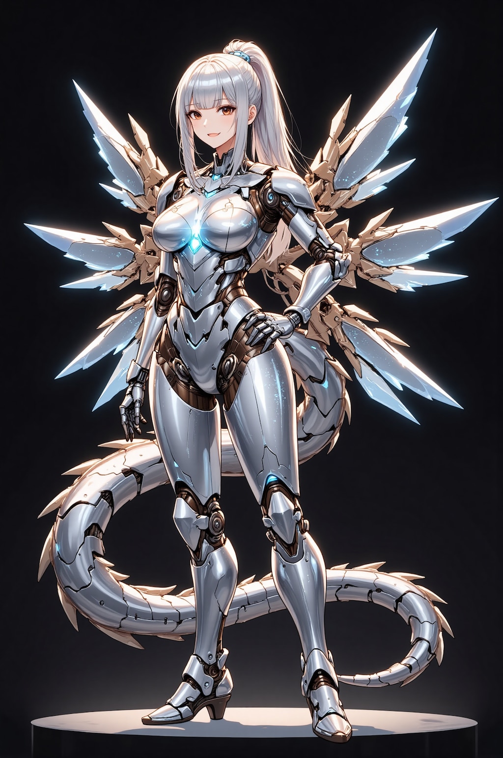 クリスタルドラゴンメカ子