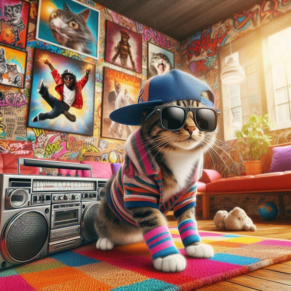 ブレイクダンス猫の部屋