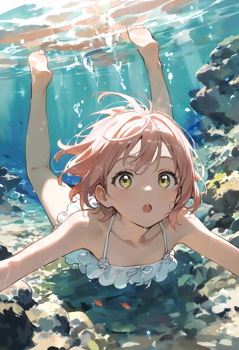 under the sea(水彩タッチ)(2)