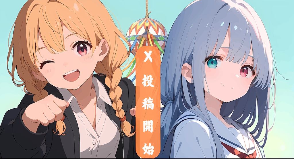 初！【テーマ】金髪ちゃん・銀髪ちゃん（前半）