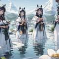 温泉の入り方が異なる世界のケモ耳お嬢様たち（その２） 7枚目