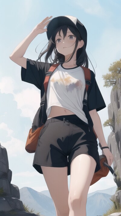 ハイキングガール