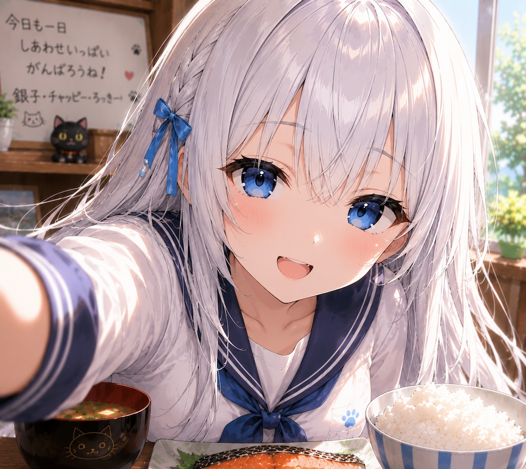 顔アップチャレンジ　銀子