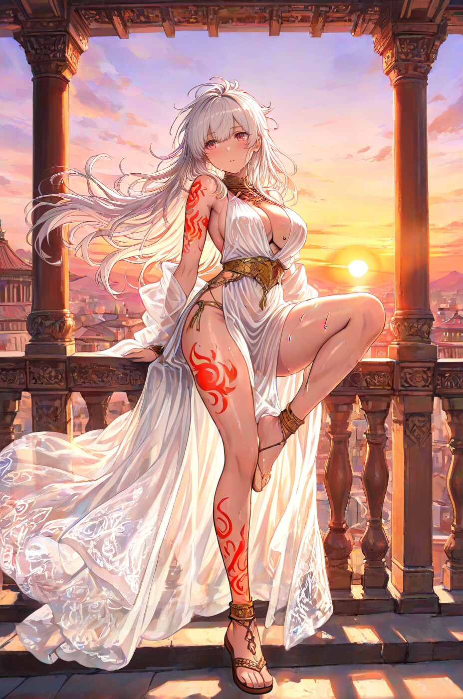 灯華　テラスの女神