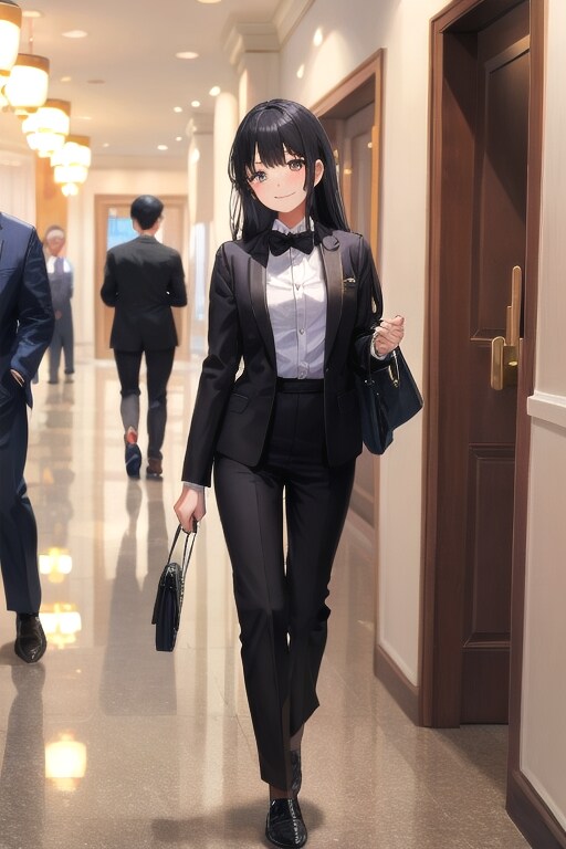 タキシード美少女エリカ　ホテル勤務