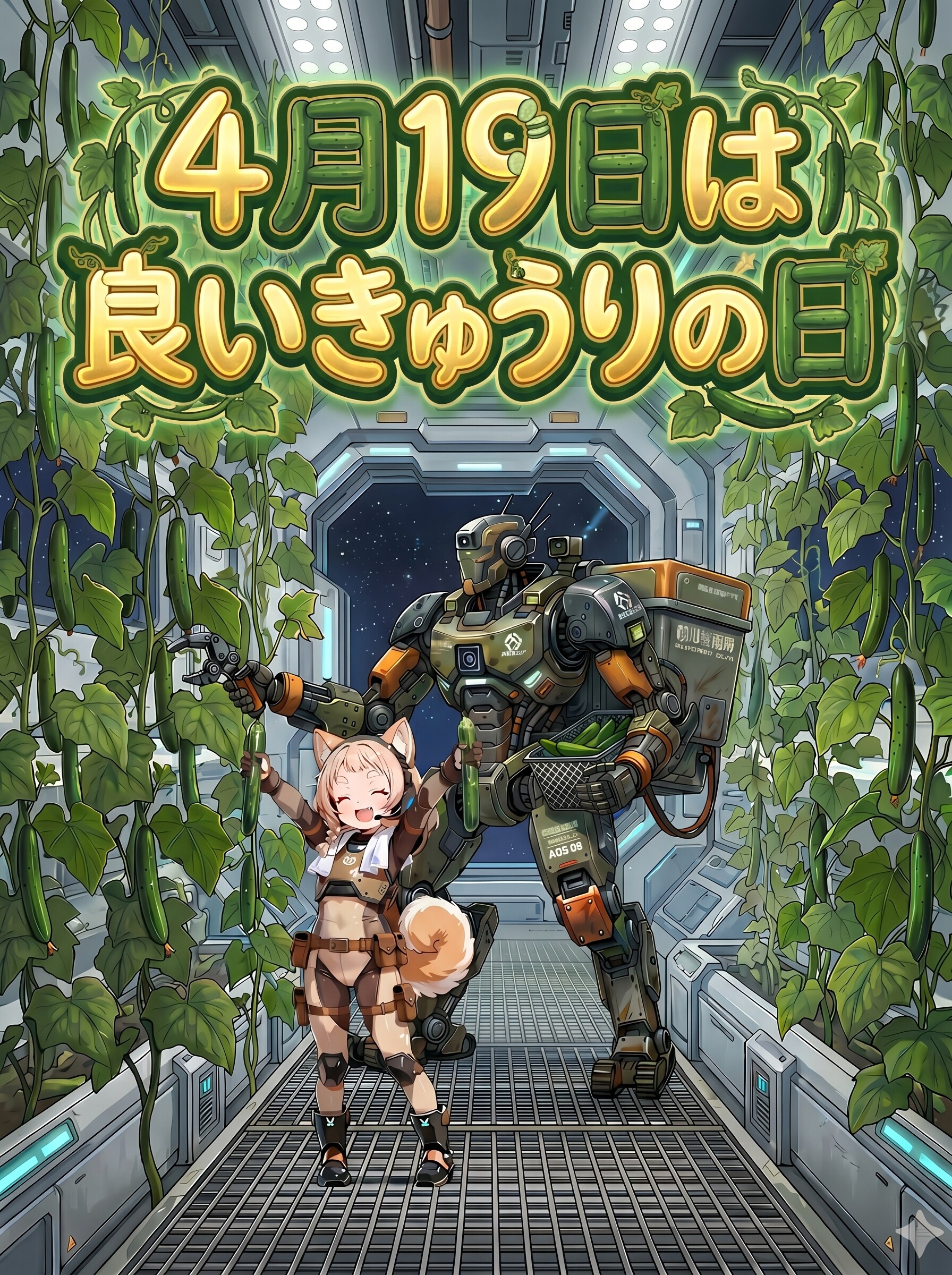 ４月１９日は良いきゅうりの日