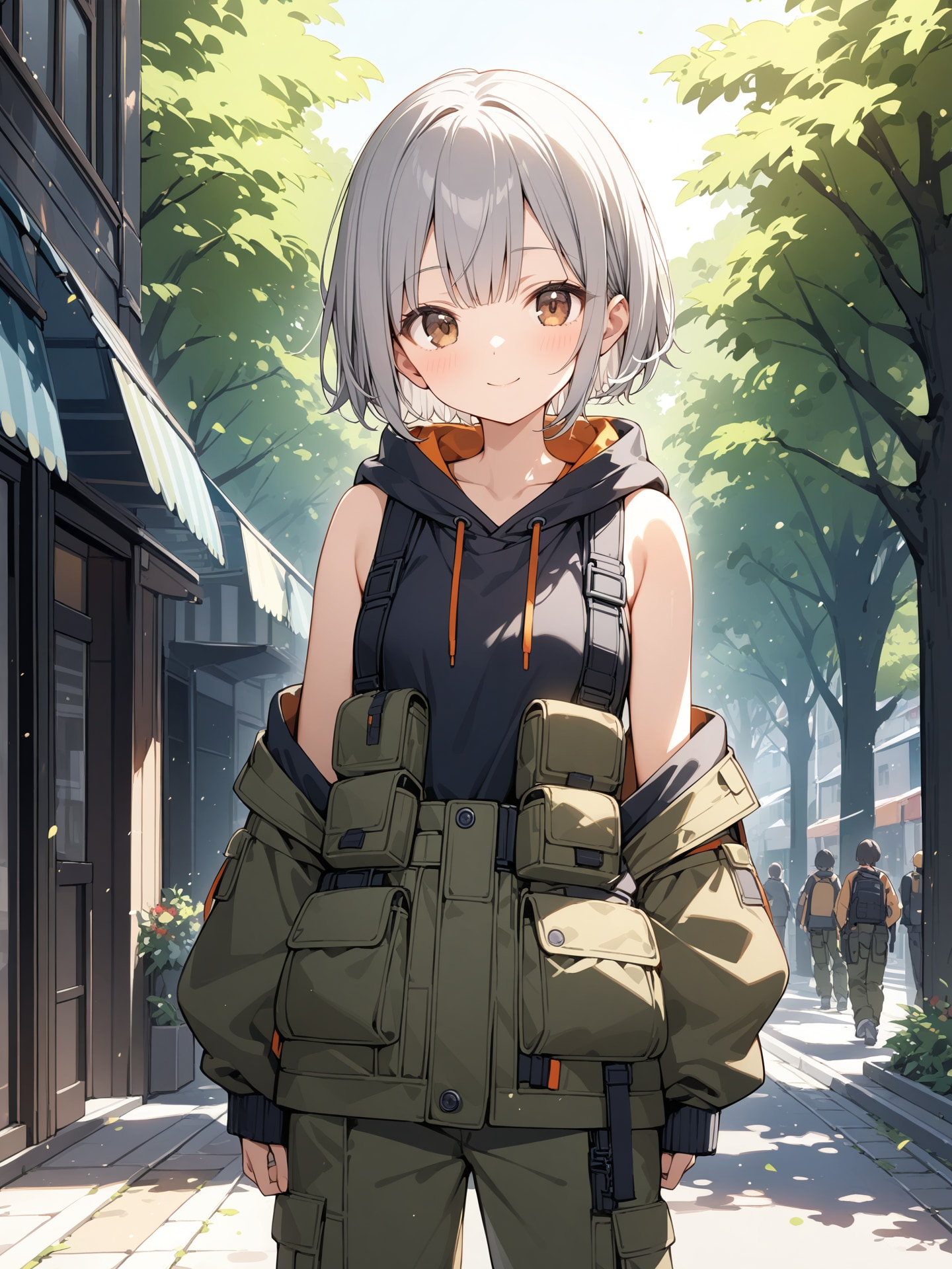 ［わちプロ］アクティブな春のストリートコーデ | の人気AIイラスト・グラビア