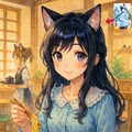 【ネタ】旅する黒猫とラーメンチャレンジ (ChatGPTおためし) 2枚目