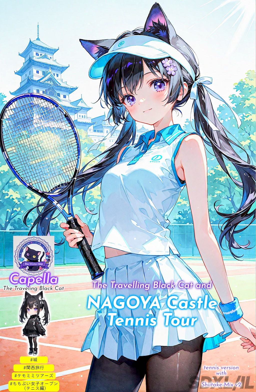 【ネタ】旅する黒猫とラーメンチャレンジ (ChatGPTおためし)