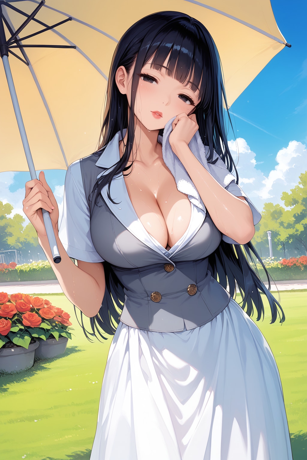 執事ちゃんの夏服 | の人気AIイラスト・グラビア