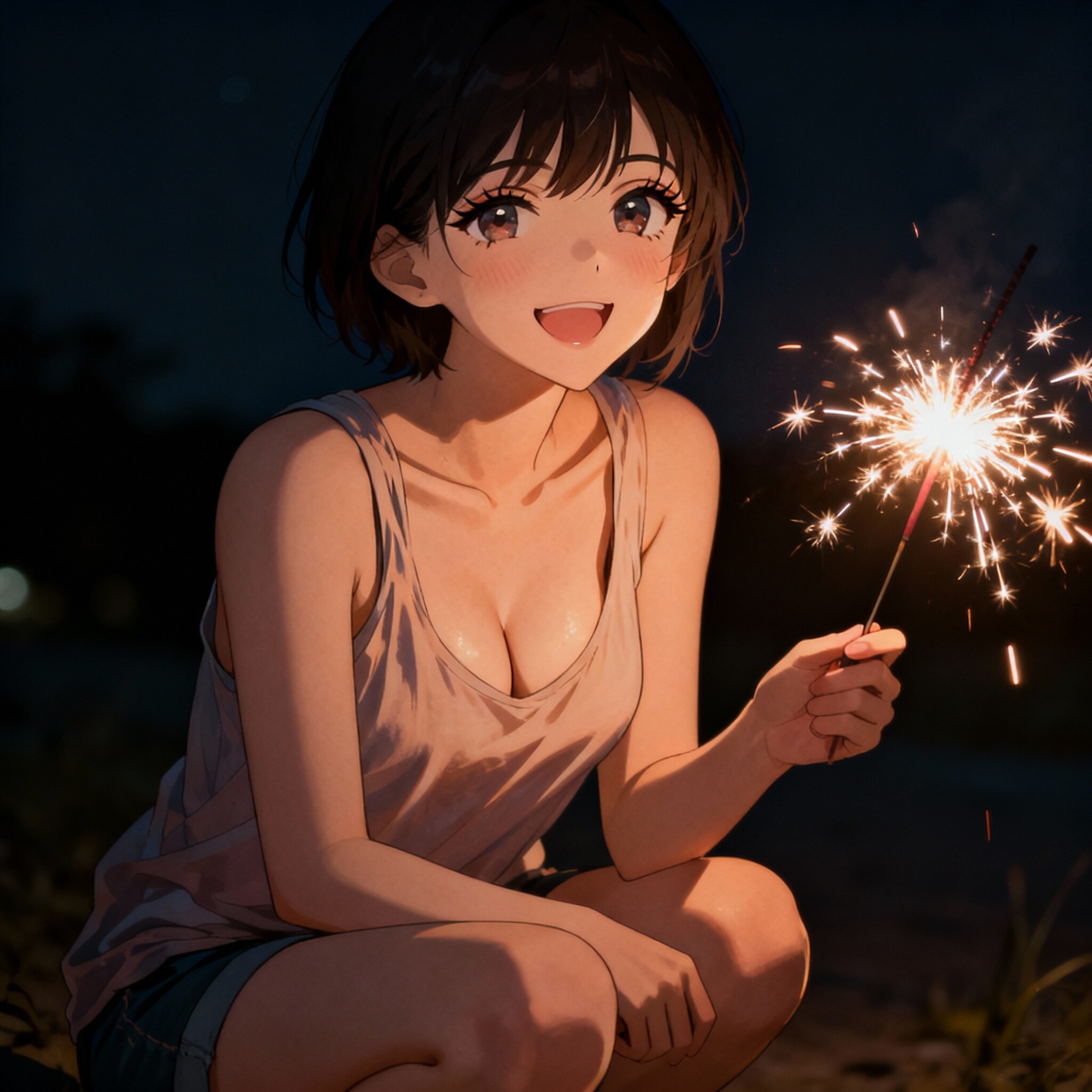 この花火好き〜 | の人気AIイラスト・グラビア
