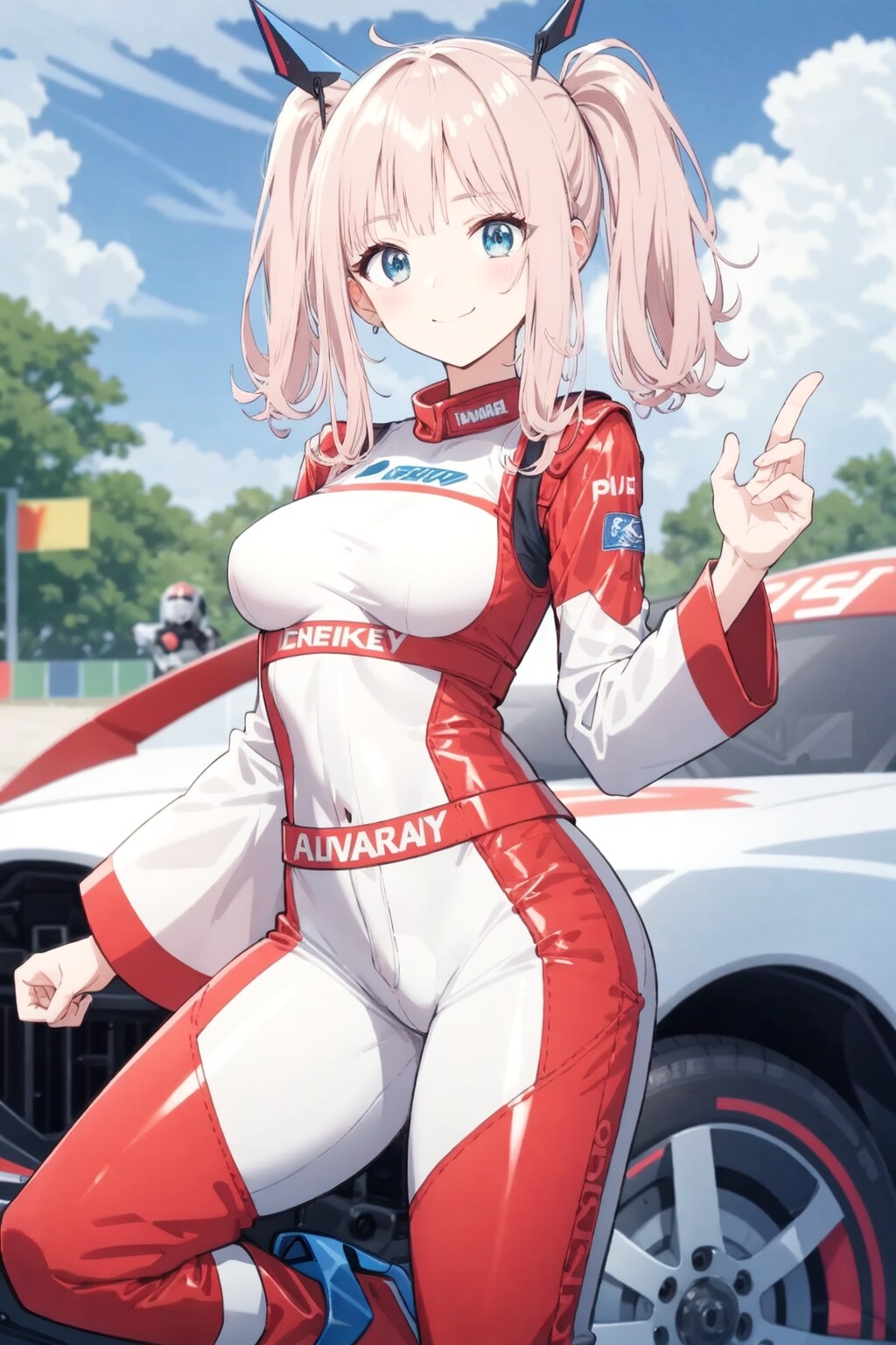 【呪文あり】レースクイーンじゃん | の人気AIイラスト・グラビア