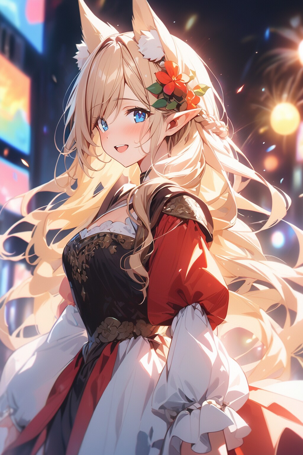 ねこみみエルフさん | の人気AIイラスト・グラビア