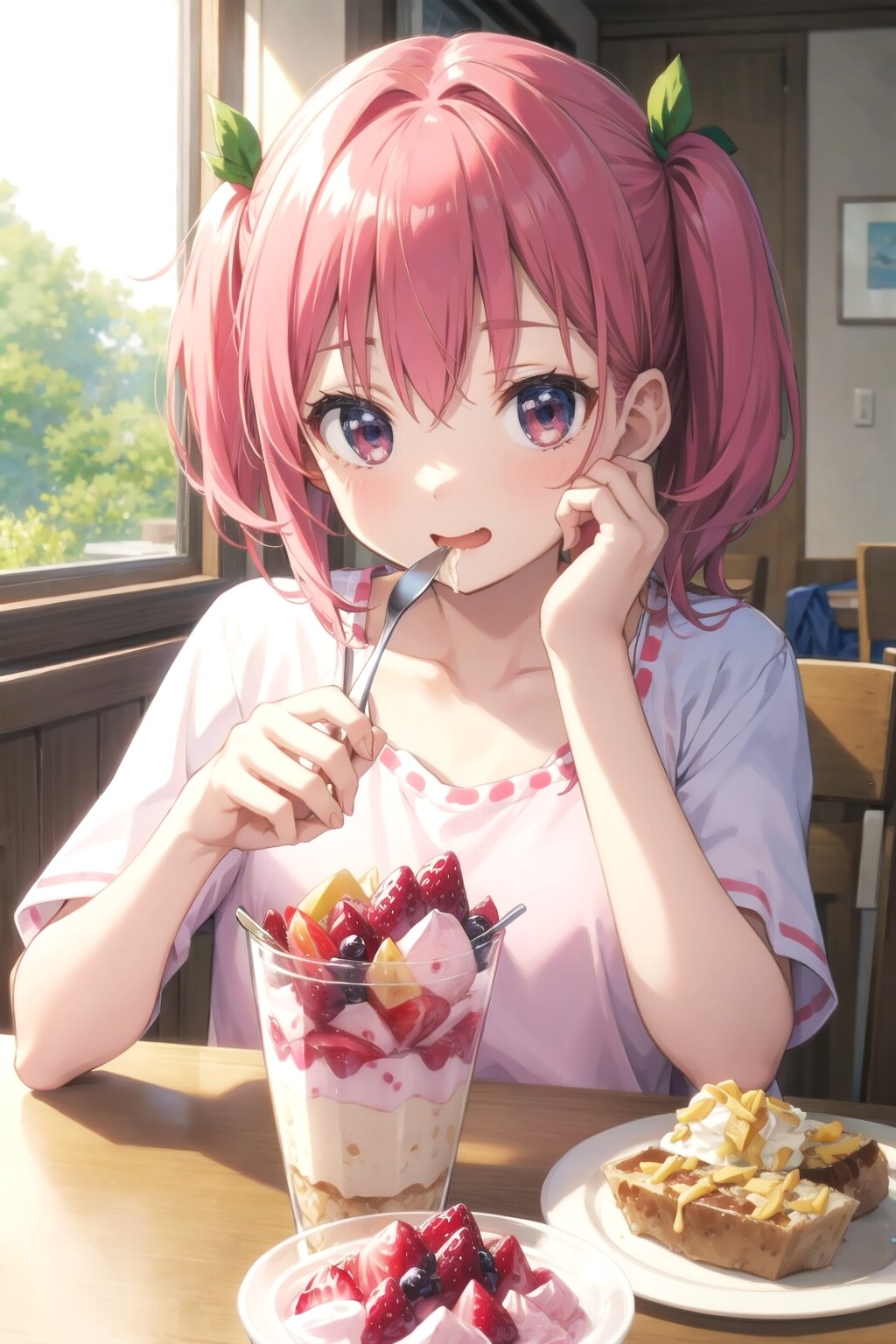 パフェの少女