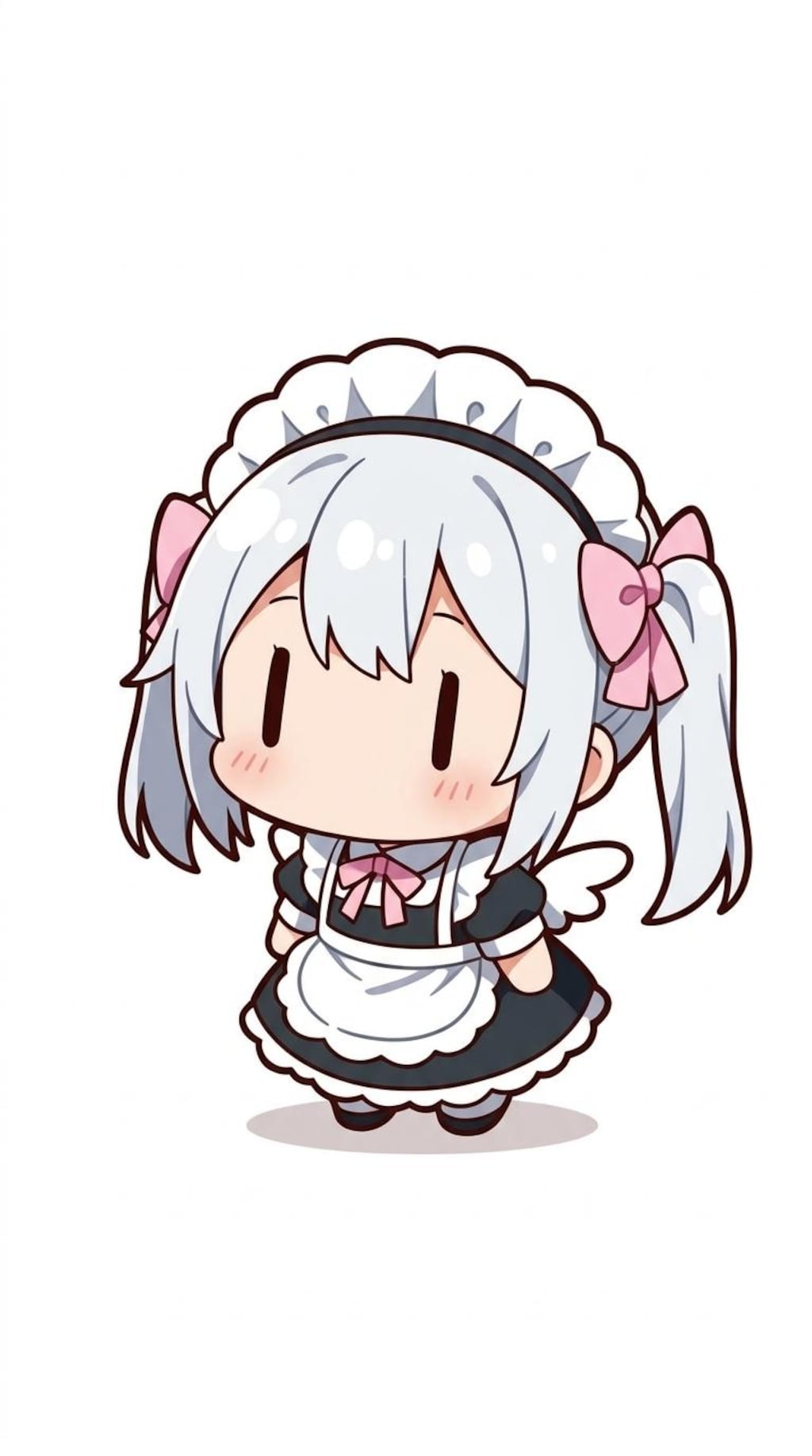 チビメイドさんのほっぺ