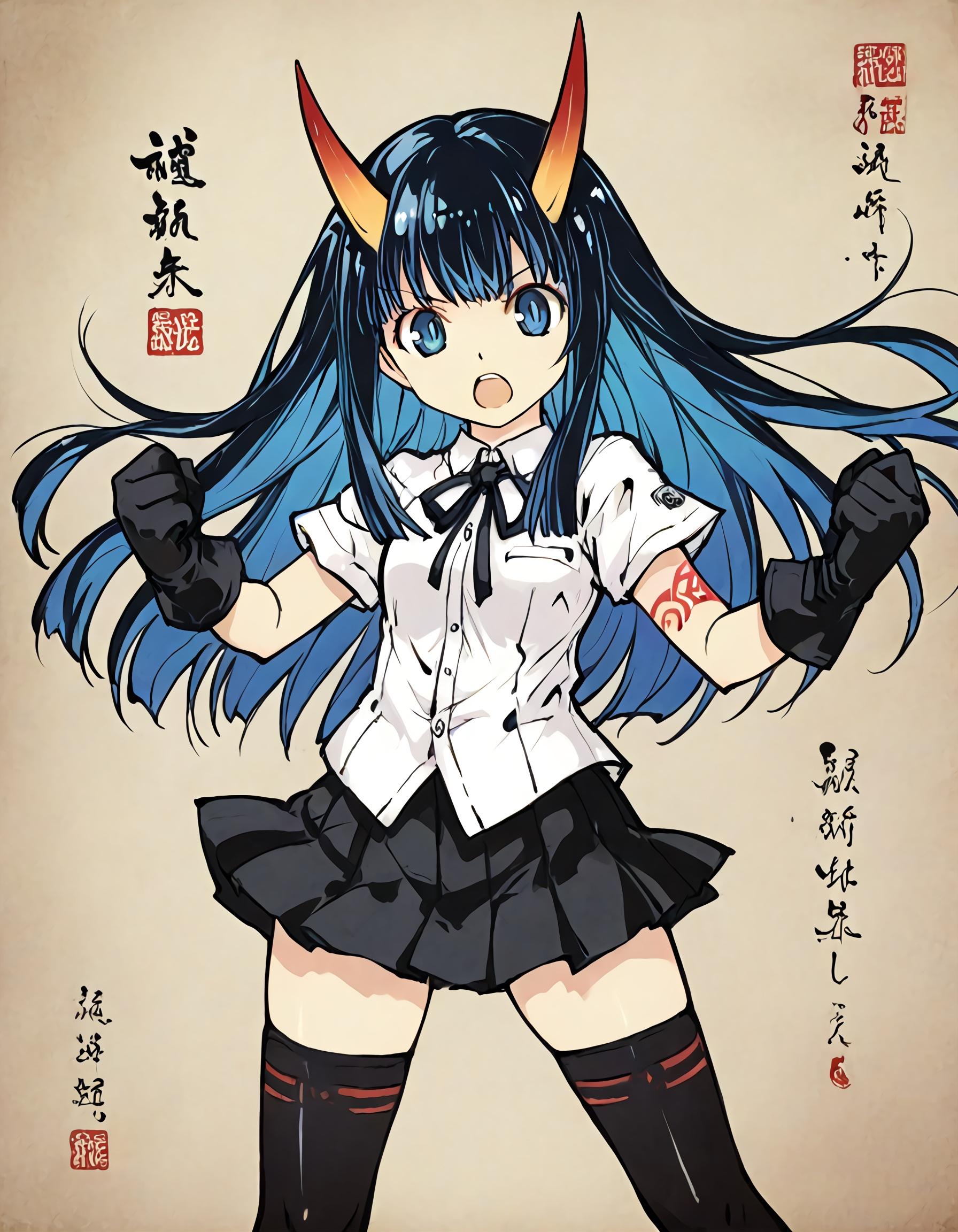古書で見つけた鬼の絵👹