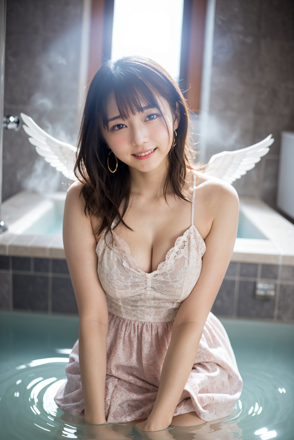 浴室の天使