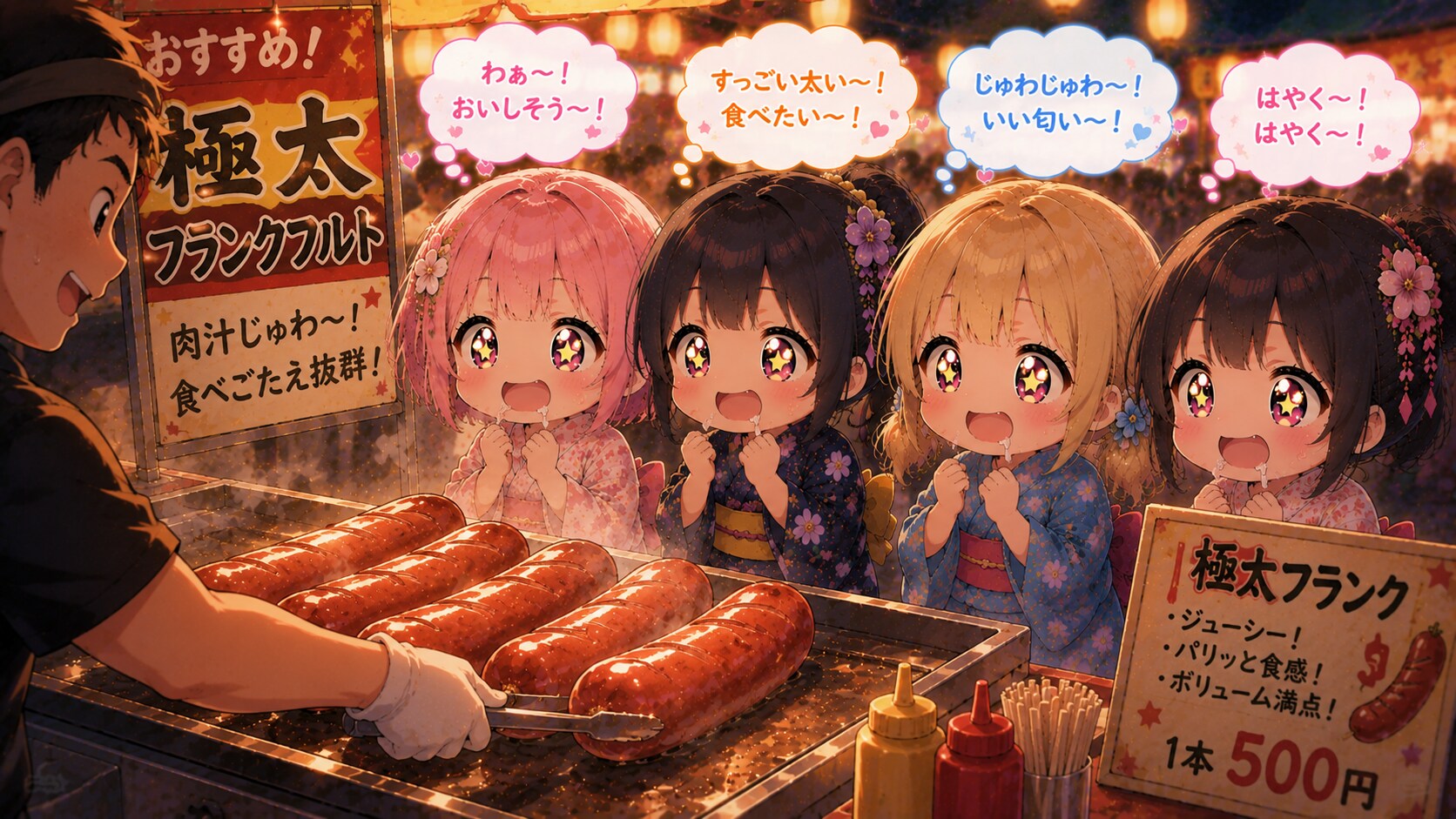 今日の夏休み（極太フランクフルトにじゅるり３） | の人気AIイラスト・グラビア