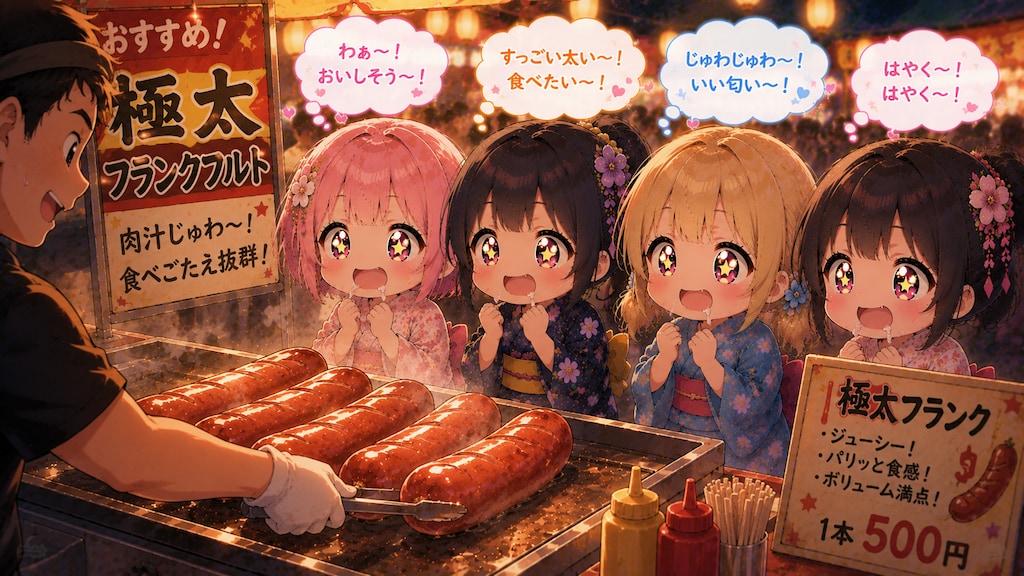 今日の夏休み（極太フランクフルトにじゅるり３）