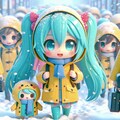 学校にいきますよ〜♪☃️ 2枚目