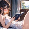 読書する少女 9枚目
