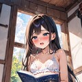 読書する少女 3枚目