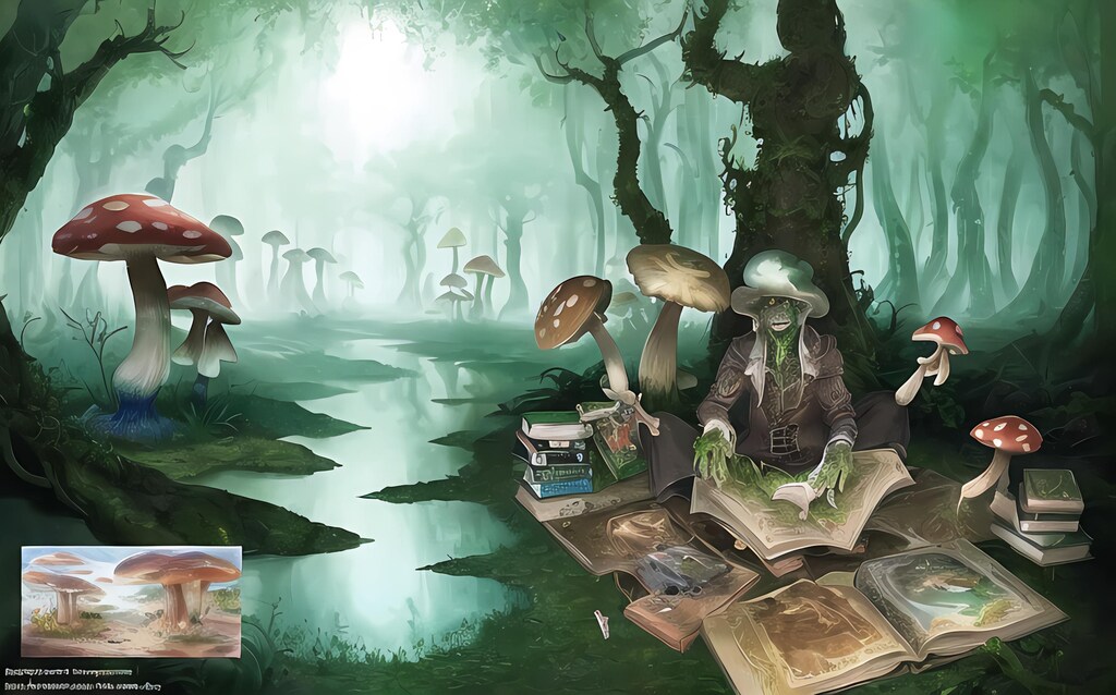 キノコの群生地🍄