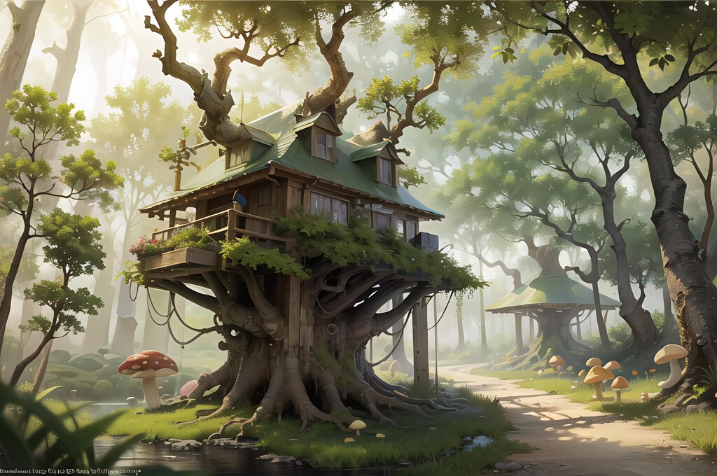 キノコの群生地🍄