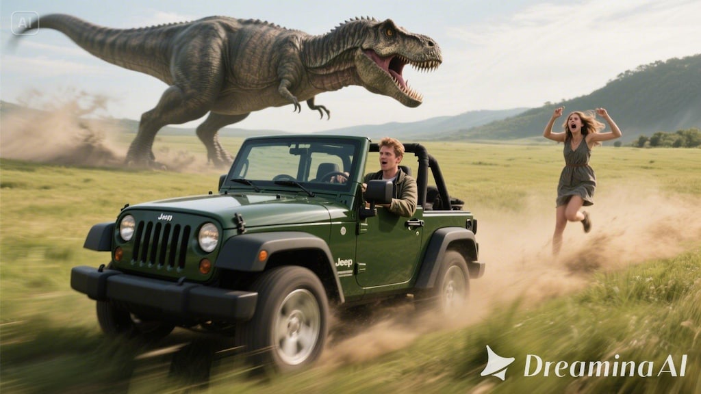 逃げろー🦖
