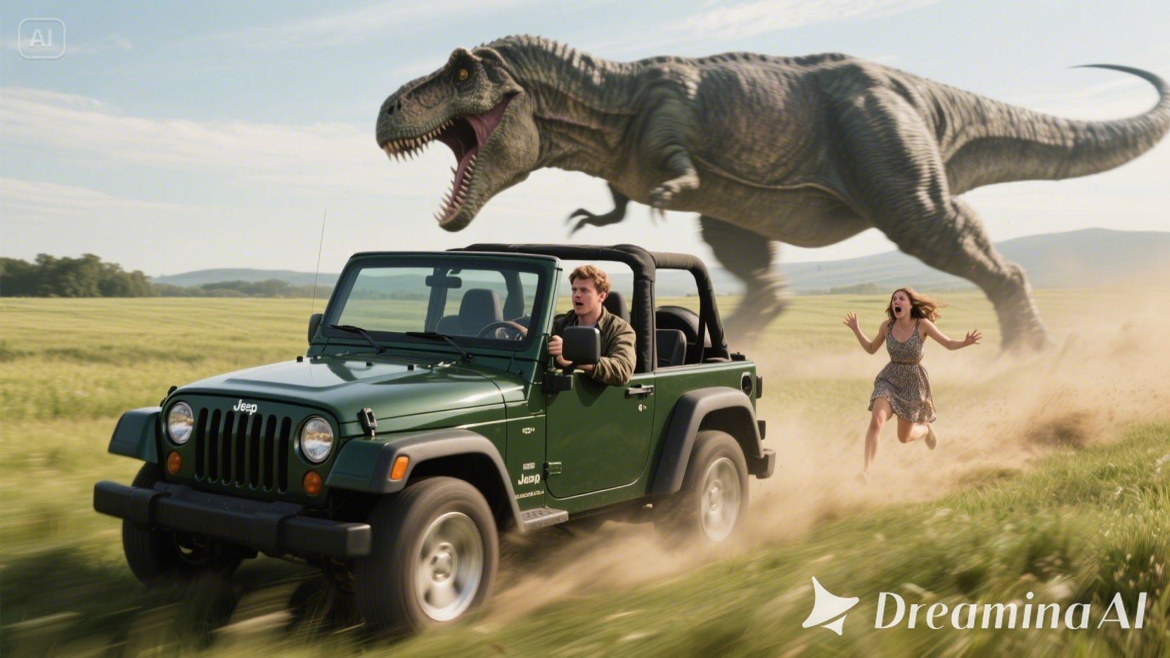 逃げろー🦖