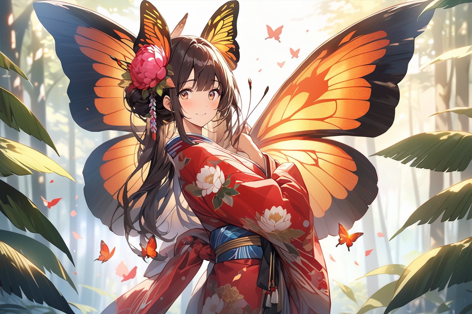 VEGA版 蝶 | の人気AIイラスト・グラビア